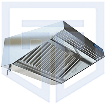 Зонт вытяжной пристенный Техно-ТТ (высота 400мм) МВО-1,6МСВ-1,5П - фото №1