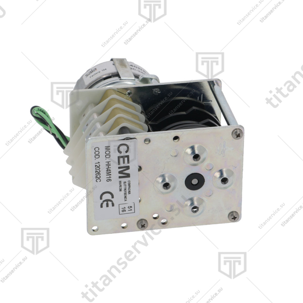 Таймер HH4M16 4 кулачка 120 секунд для стаканомоечной машины Comenda B 120243 - фото №2