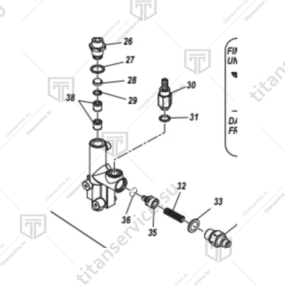 Клапан подачи воды для кофемашины Sanremo 10056356 - фото №2