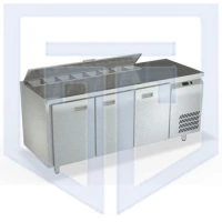 Охлахдаемый стол Техно-ТТ для салатов без борта СПБ/С-127/12-1306