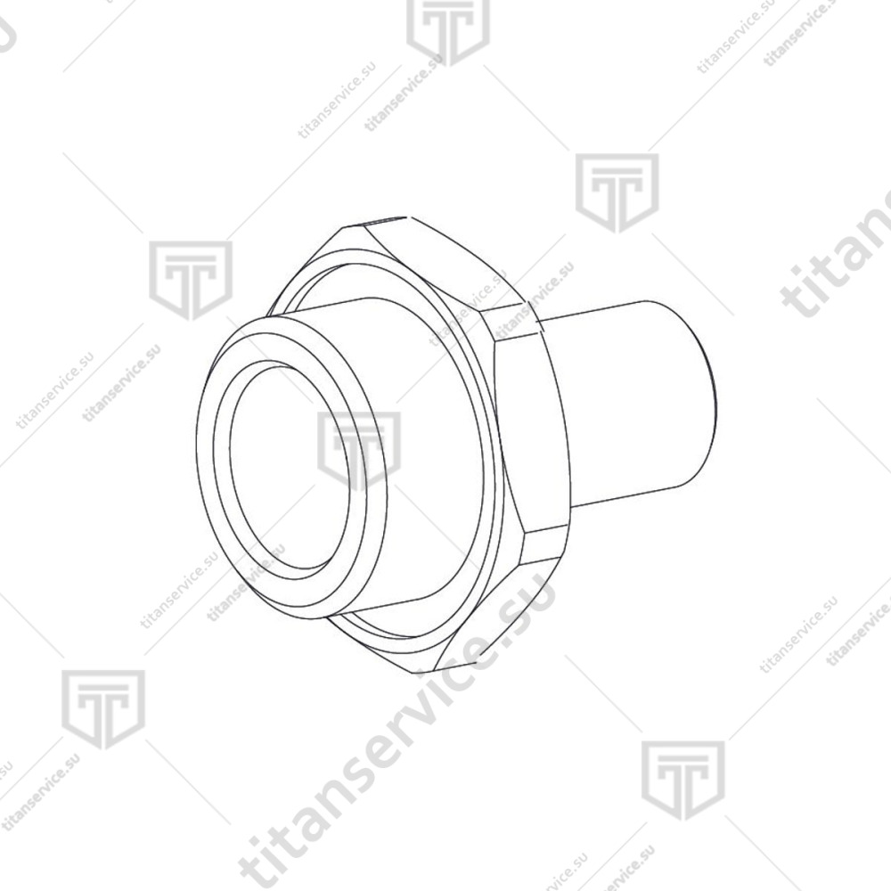 Фитинг задний c краном 1/4 для кофемашины  Sanremo Café Racer 10402530B - фото №1