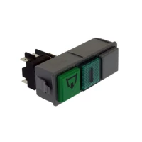 Блок кнопок c 1 биполярным зеленым переключателем для посудомоечной машины Dihr GS 40-50 15893