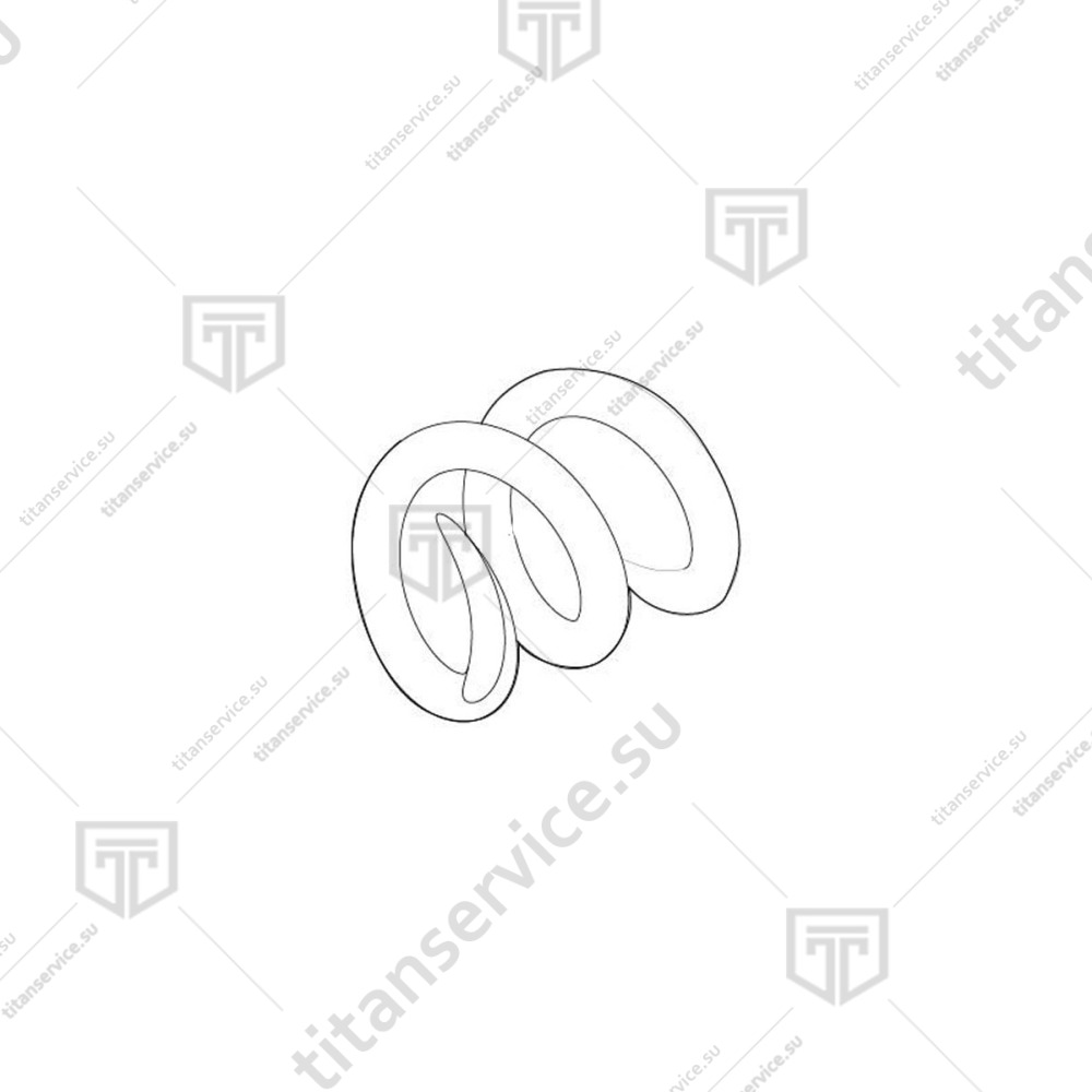 Пружина 2.2х15.0х4.0 для кофемашины Sanremo D8 10753131 - фото №1