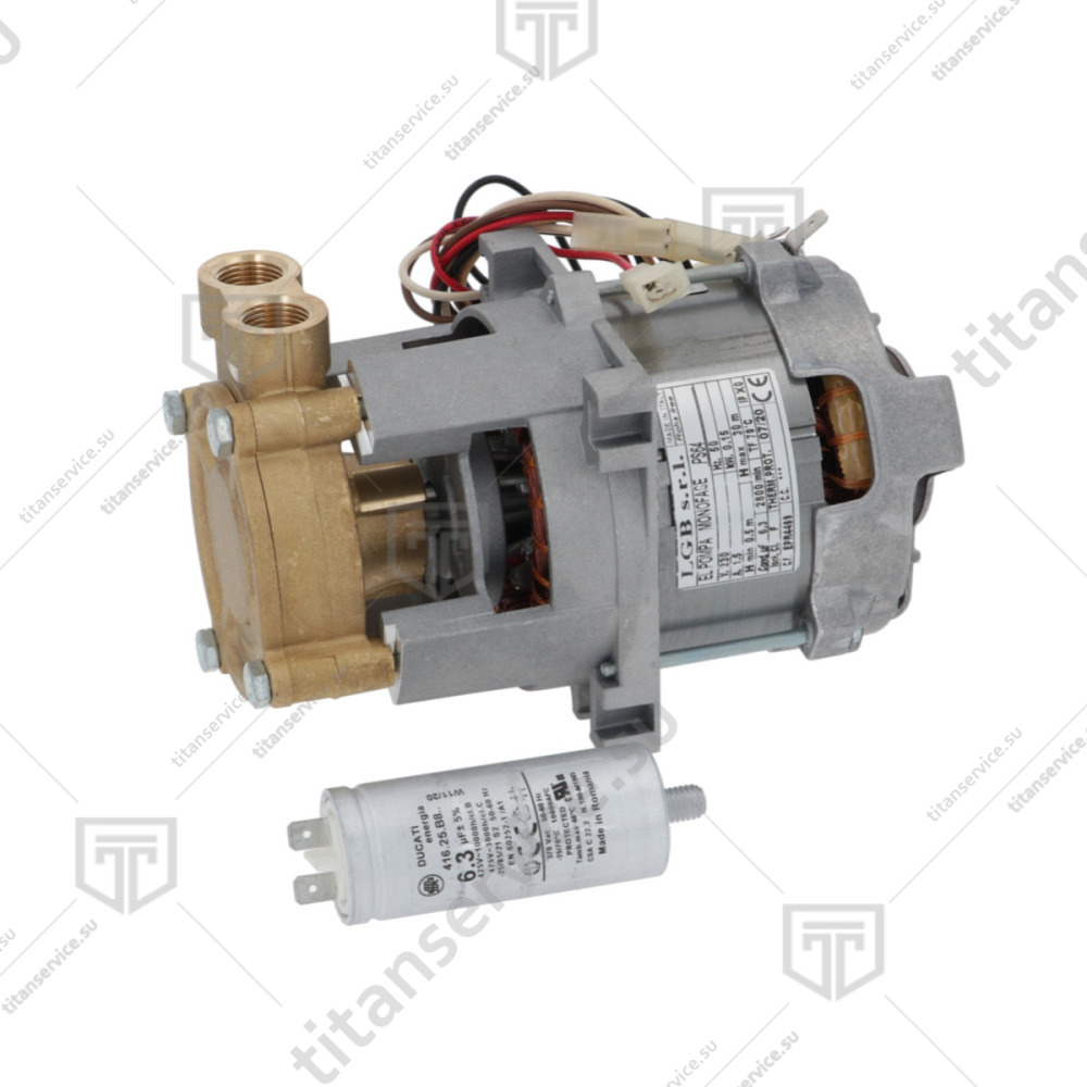 Электропомпа 0,6кВт 220/240В 2,9A для посудомоечной машины Dihr 15100/L - фото №1