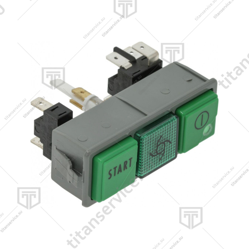 Переключатель с 2 кнопками и 1 лампой для посудомоечной машины Dihr GS 35-50 15891 - фото №1