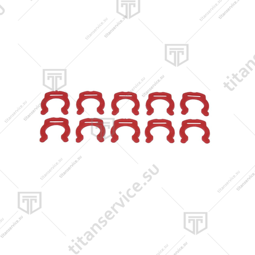 Клипса на защелке Ø8 (10 штук) Unox KEL1345A - фото №2