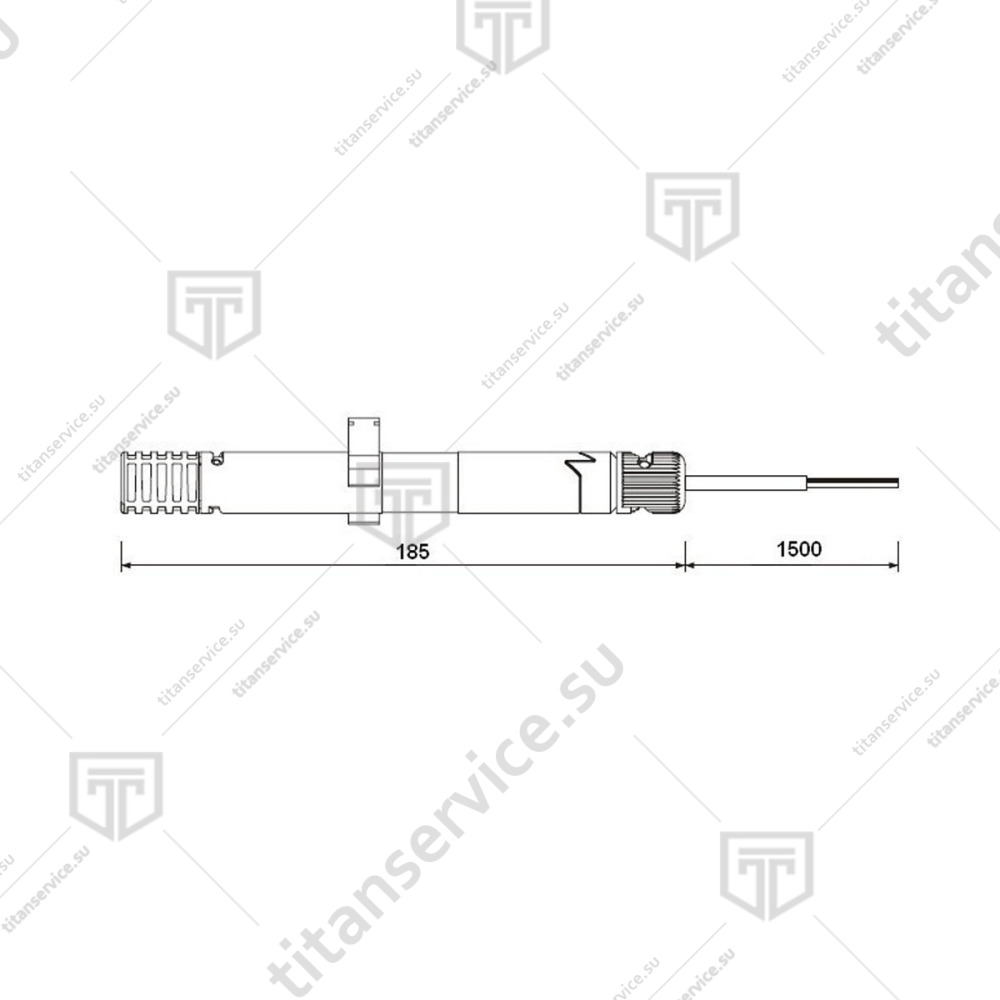 Датчик влажности EVHP523 для шкафа холодильного Polair CM107 41360004500d - фото №2