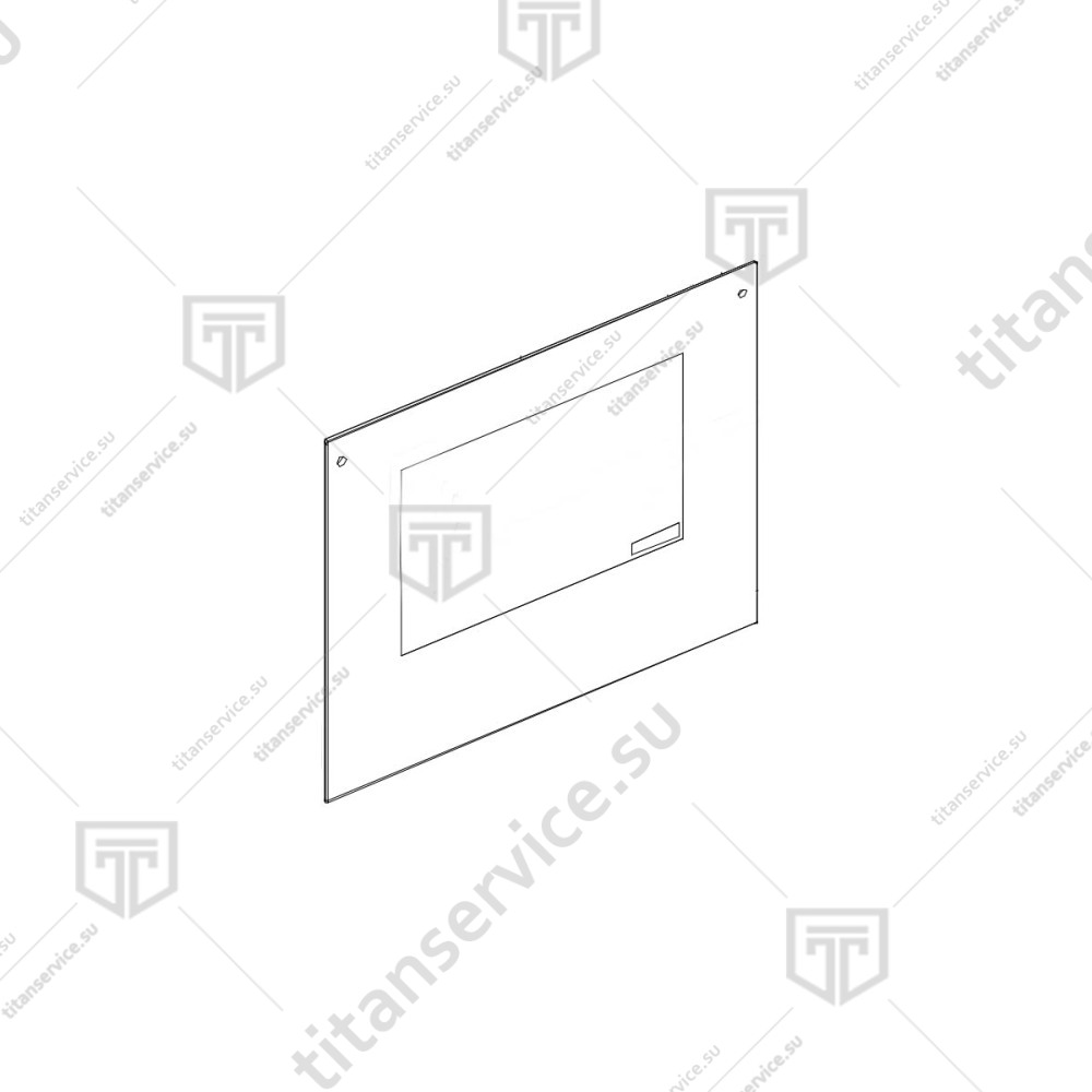 Стекло наружное для пароконвектомата Unox XVC 054/055/E KVT1116A - фото №1