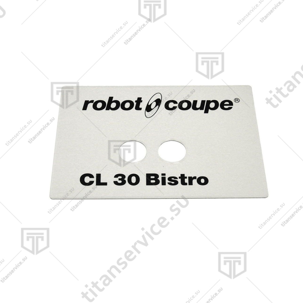 Накладка панели управления для овощерезки Robot Coupe CL30 Bistro 402627 - фото №1
