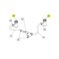 Фитинг нижний для котломоечной машины Apach Cook Line AK924 67179