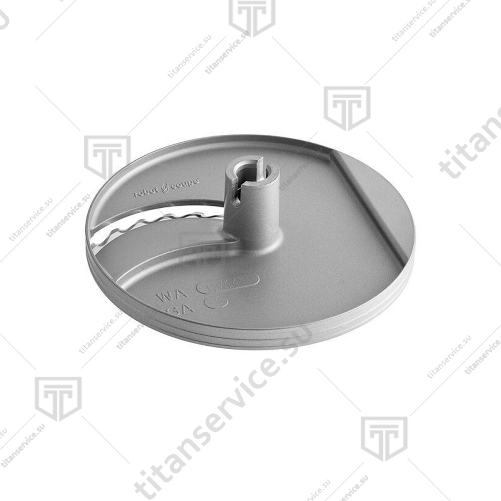 Диск нарезной для овощерезки 6мм Robot Coupe CL50 Gourmet 28178W MINERAL+ гофре - фото №2