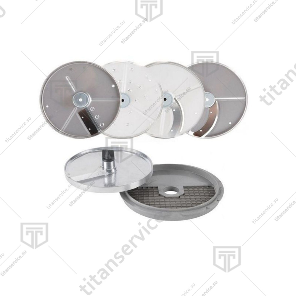 Комплект дисков для овощерезки 6шт Robot Coupe CL30 Bistro 1945W - фото №2