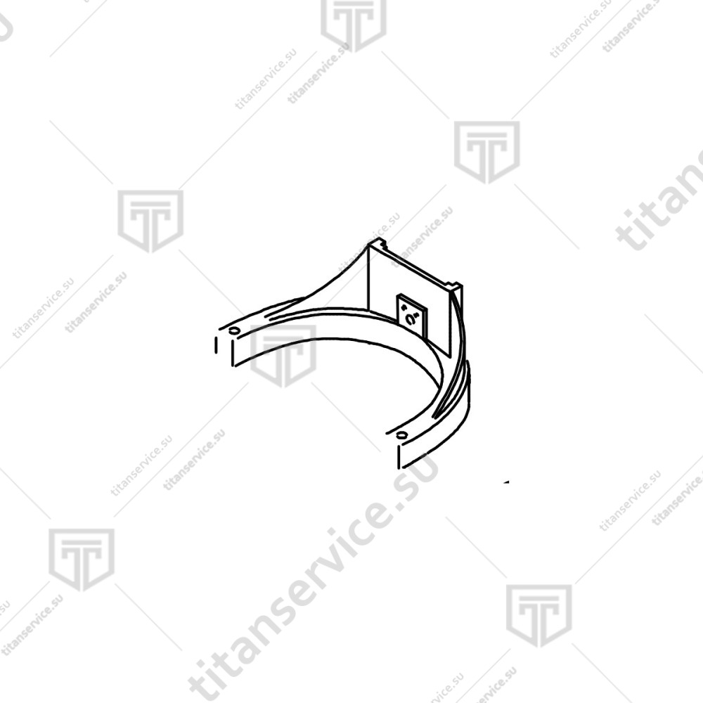 Суппорт дежи для миксера планетарного Fimar IP/20 F CO0380 - фото №1