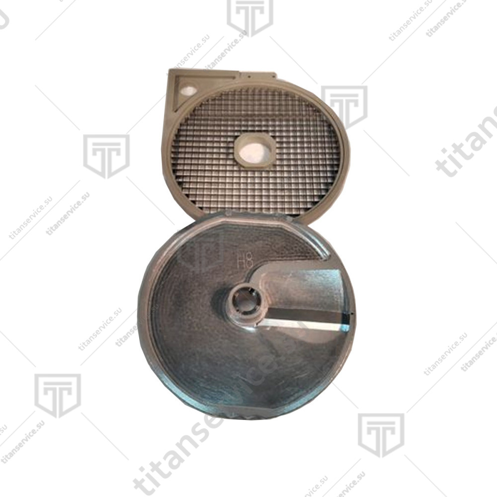 Комплект ножей для овощерезки 8х8х8мм Viatto HLC-300 D8хH8 - фото №1