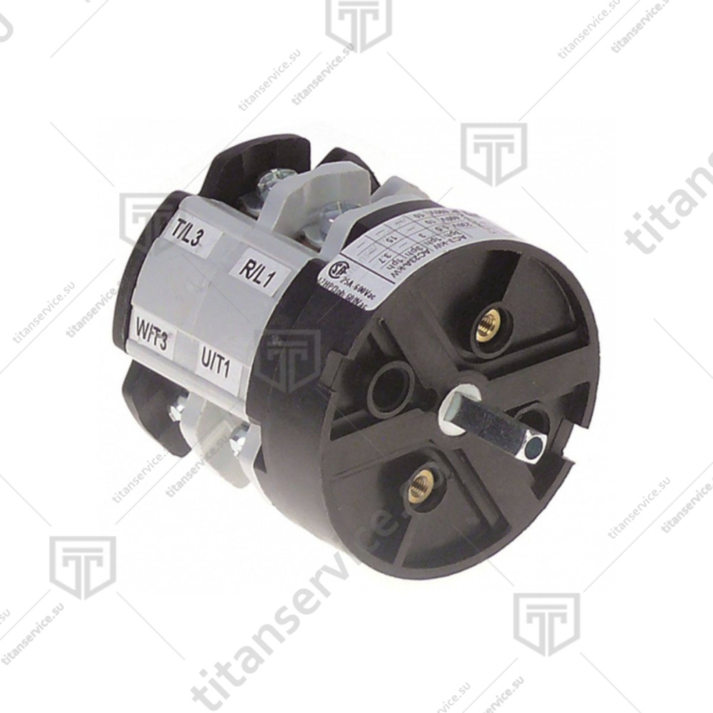 Переключатель четырехполюсный 25A 600В для посудомоечной машины Comenda AC122-181 120736 - фото №1