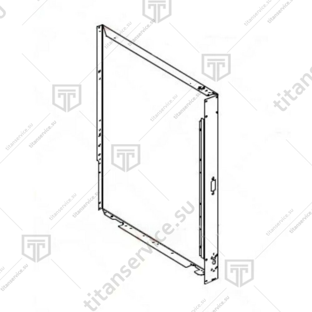 Правая боковая панель пароконвектомата Unox XVC505 0D1901A0 - фото №1