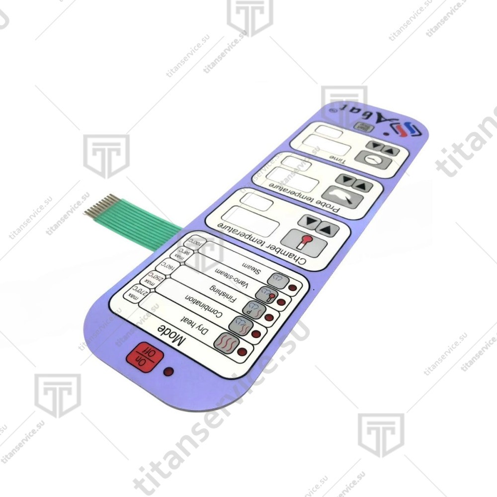 Клавиатура "АБАТ-2" англ. (заказ 4112-4) для пароконвектомата Abat ПКА 6-1/1П/10-1/1П - фото №2