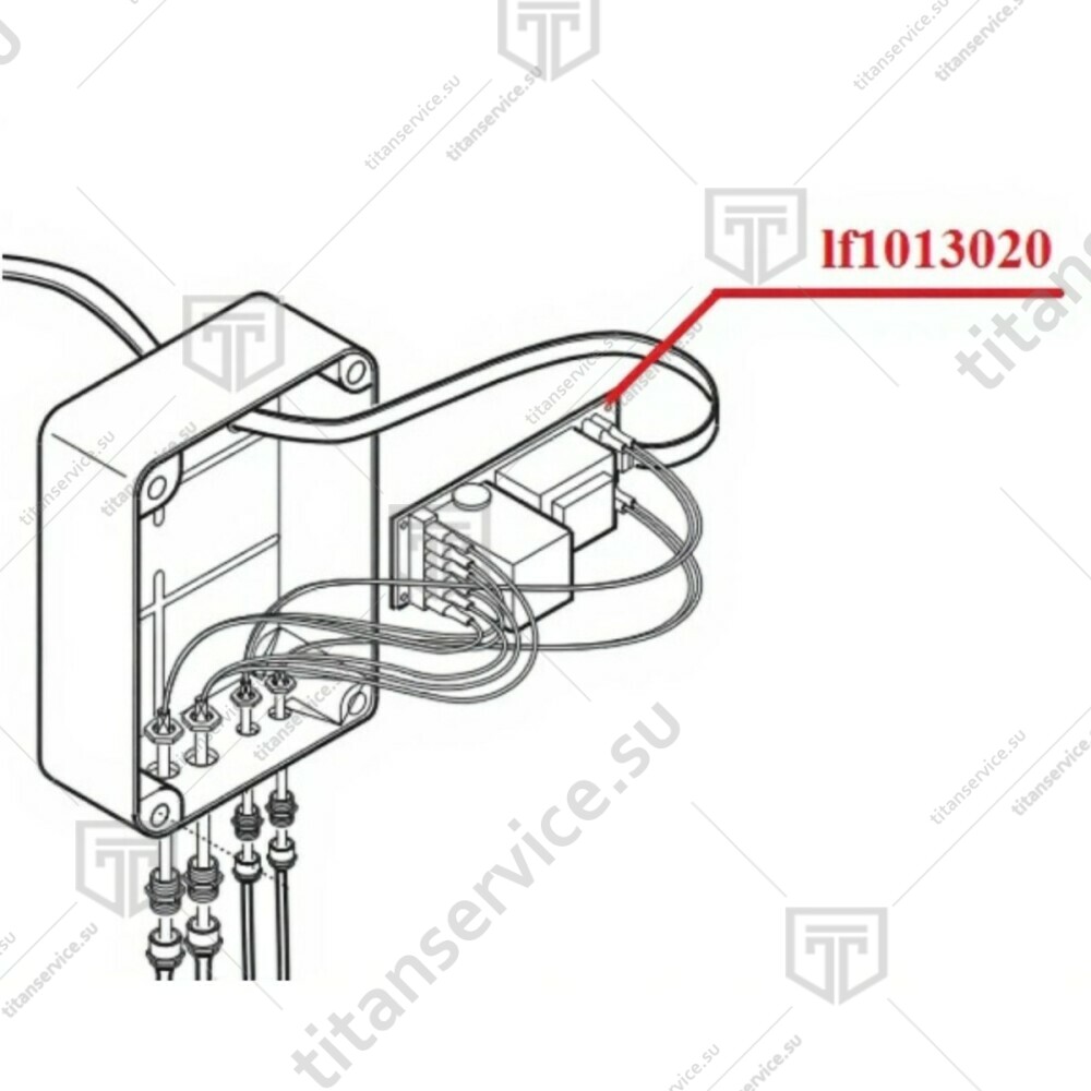 Плата управления для шприца колбасного SIRMAN IDRA LF1013020/19411007.18 - фото №1