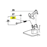 Пружина направляющей толкателя для овощерезки Robot Coupe CL 20/R301 Ultra 101054