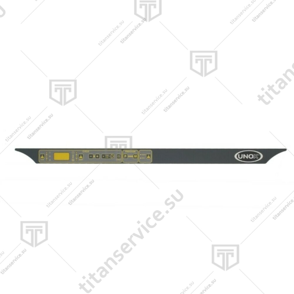 Плата 60x40 желтый индикатор для конвекционной печи XF 100/110/180/190 UNOX KPE1255A - фото №1