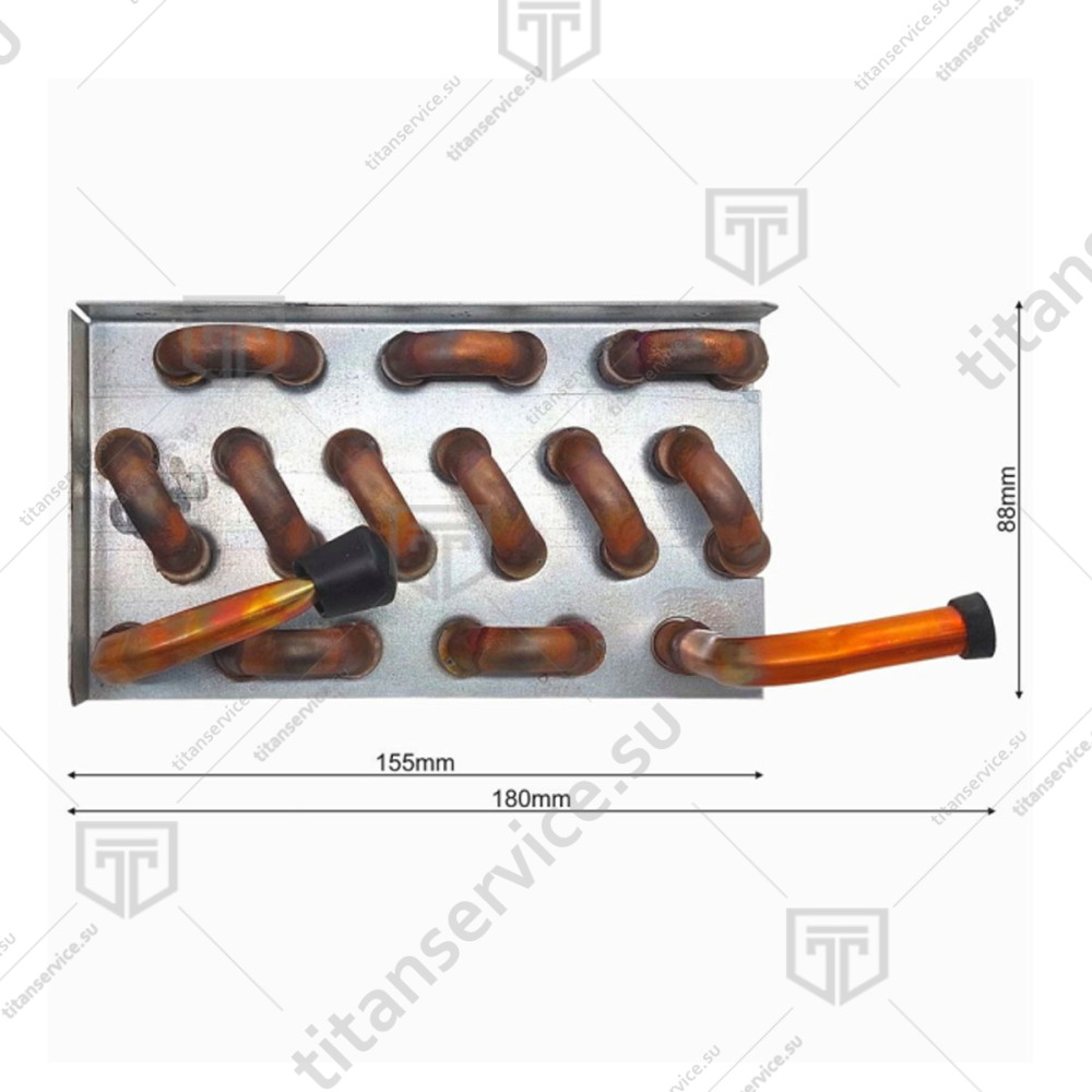 Испаритель 4х6 для шкафа холодильного Аркто V0.7-G 414000003 - фото №3