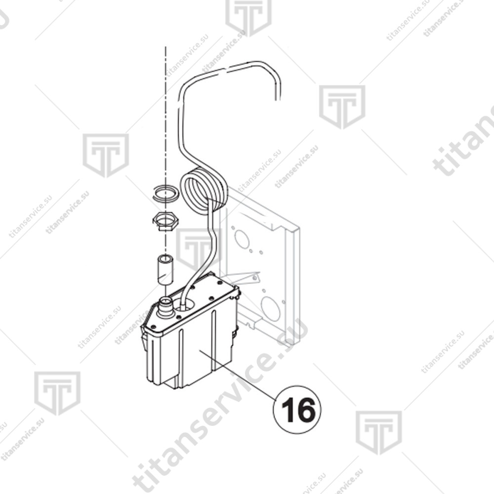 Помпа дренажная для льдогенератора Apach Cook Line ACB4625B RC231225 - фото №2