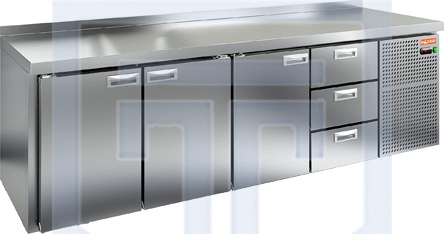 Морозильный стол HICOLD GN 1113 BR2 BT - фото №1