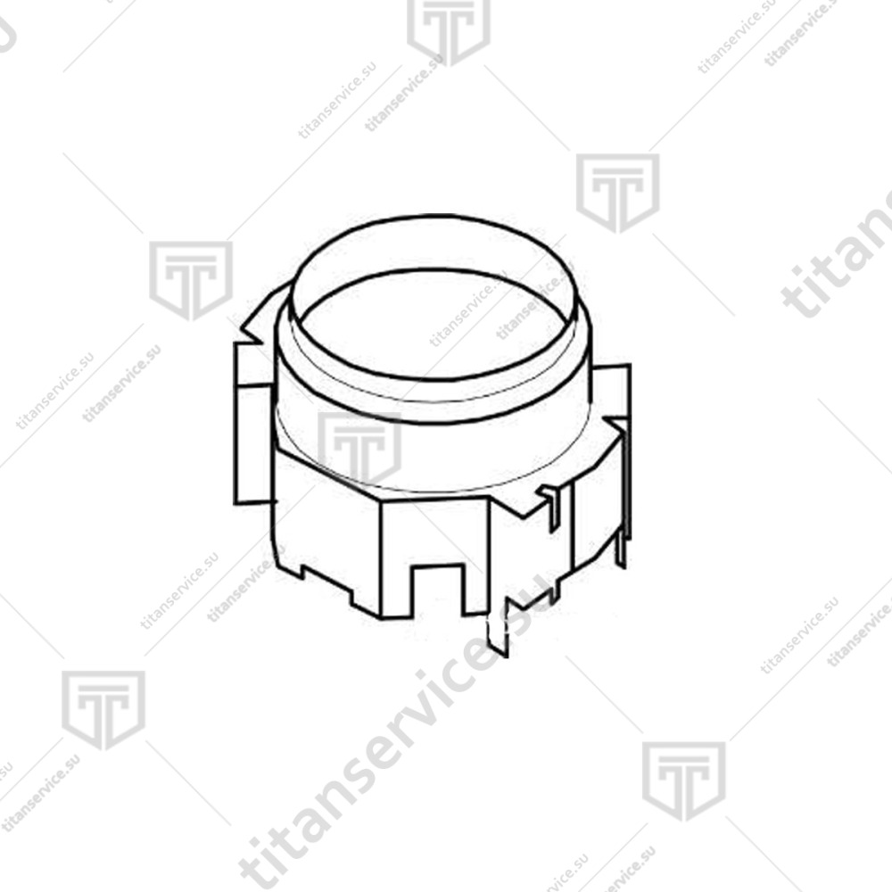 Кожух вентилятора двигателя  для миксера ручного Robot Coupe MP 600 Ultra 503058 - фото №1