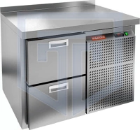 Стол холодильный HICOLD GN 2 BR2 TN