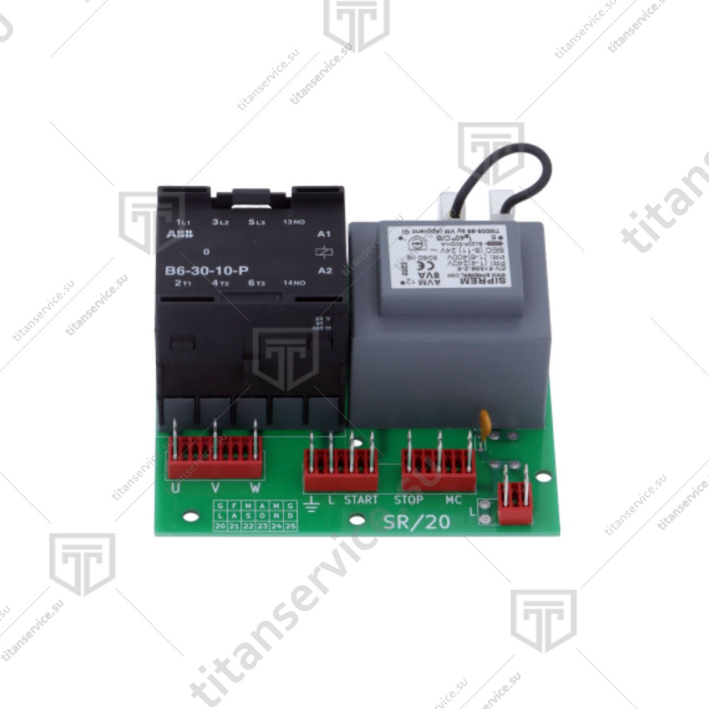 Плата низкого напряжения 230/400В для мясорубки Fama TS 22 F2141 - фото №1