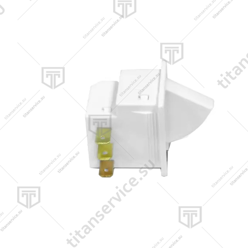 Выключатель клавишный НС-050К 5А 220В для холодильного шкафа Polair 41065149100d - фото №2