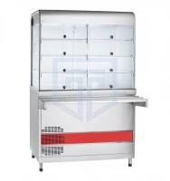 Прилавок-витрина холодильный Abat ПВВ(Н)-70КМ-С-НШ