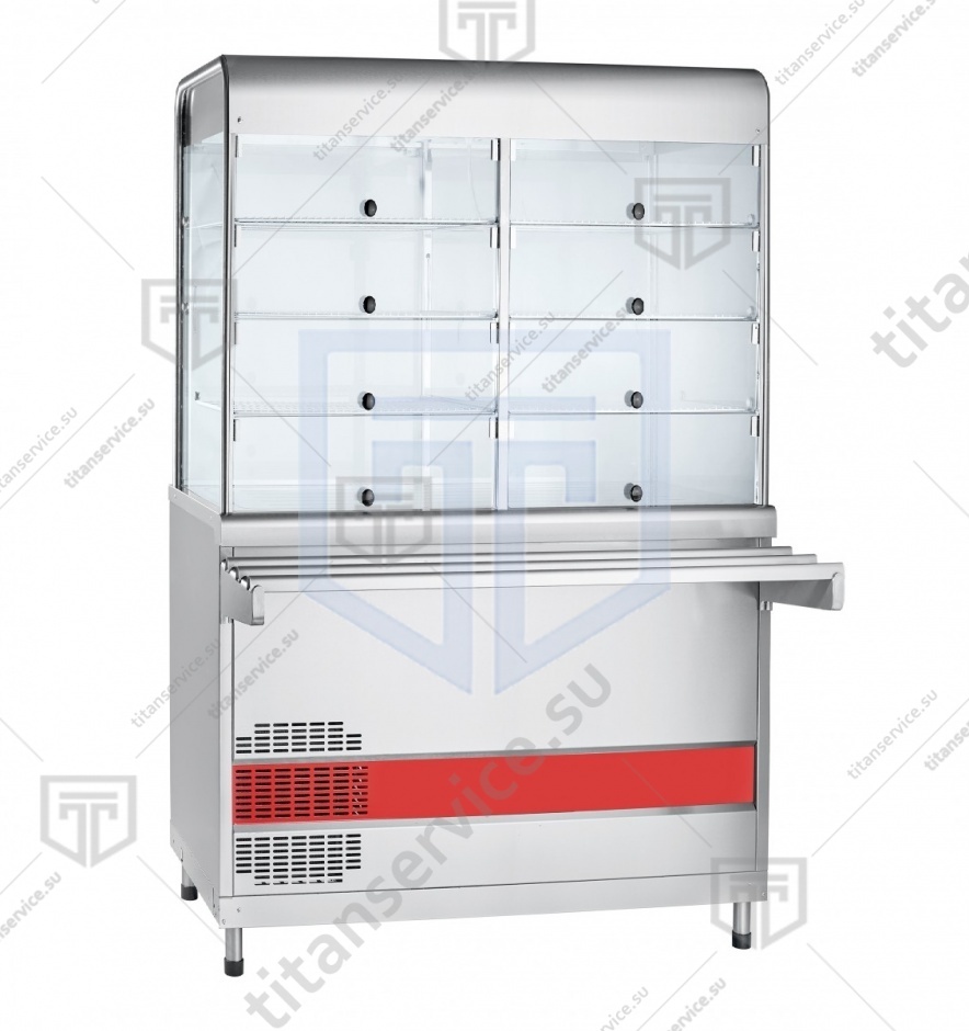 Прилавок-витрина холодильный Abat ПВВ(Н)-70КМ-С-НШ - фото №1