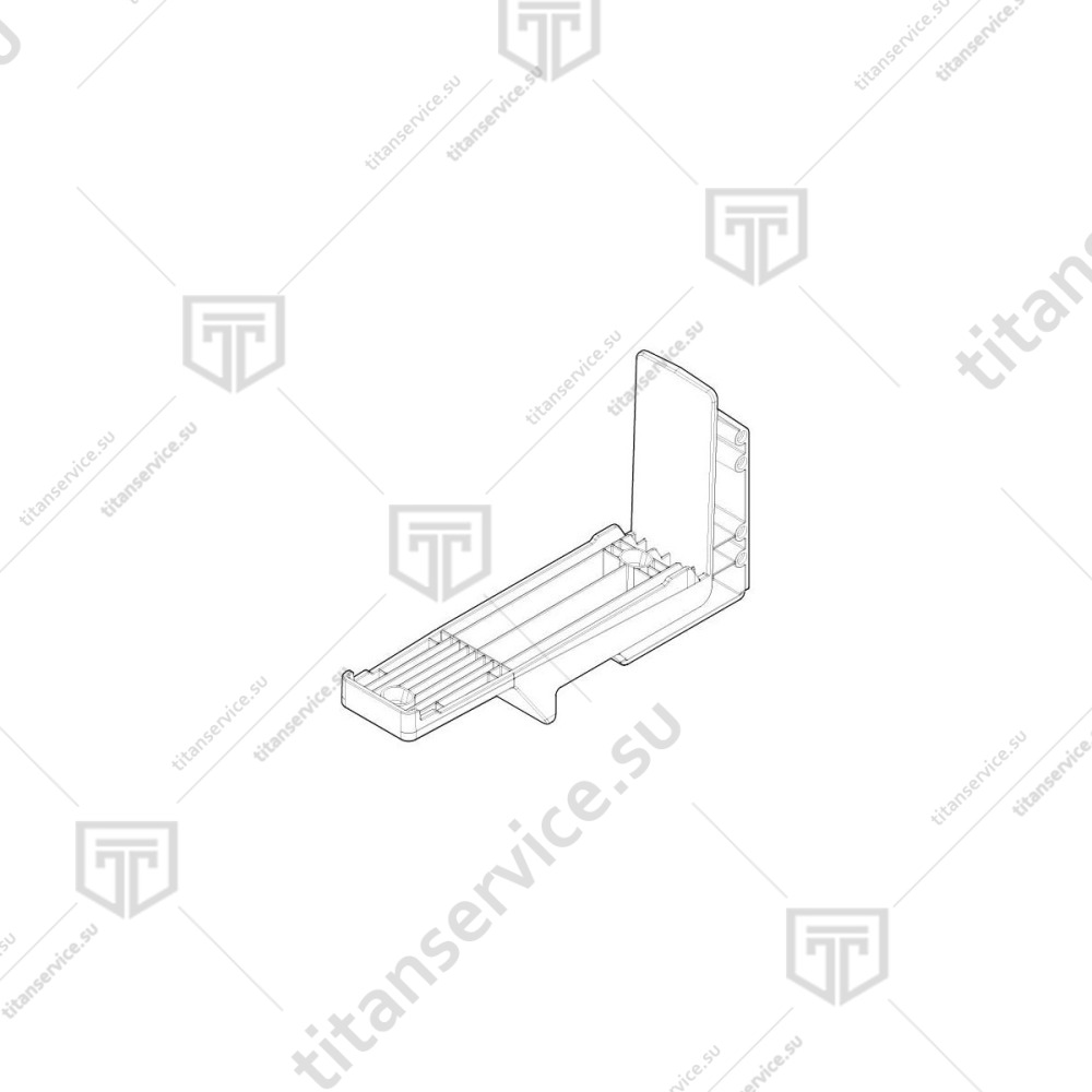 Крышка для передней части ножек кофемашины Sanremo D8 10075138 высокая версия - фото №1