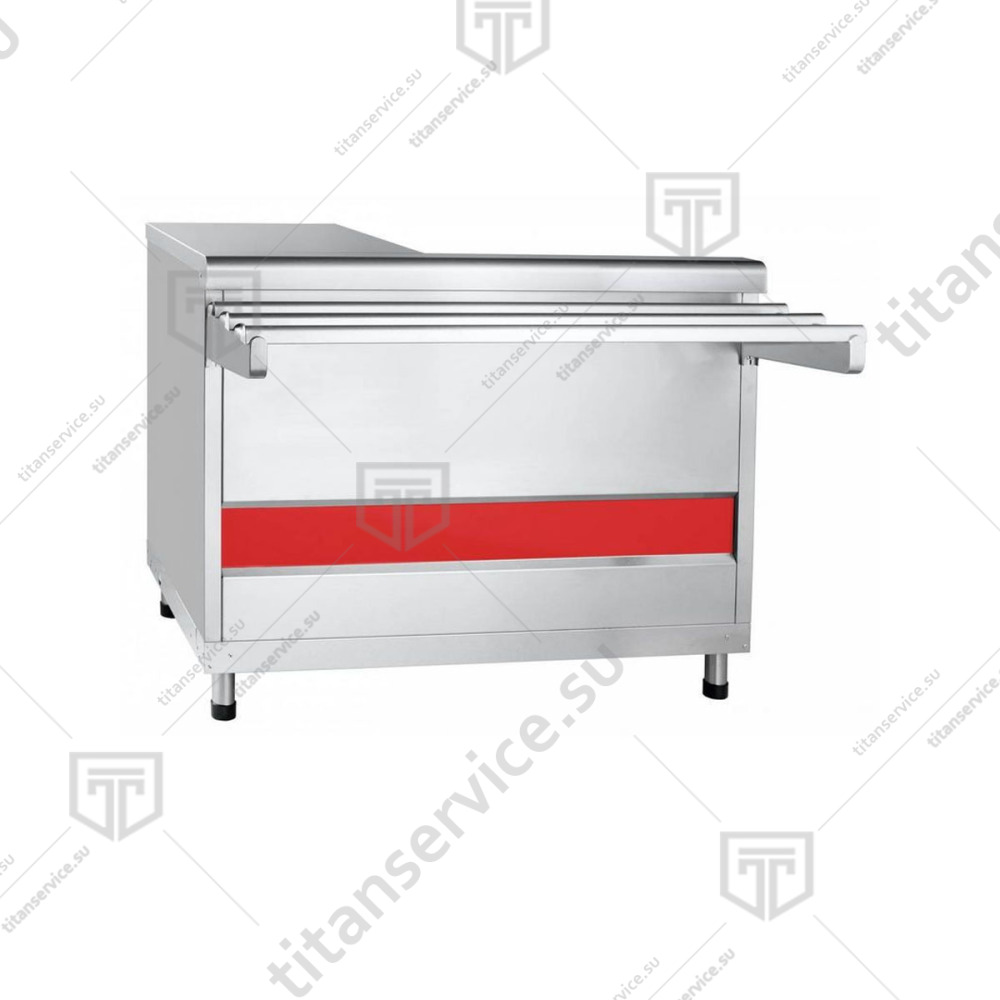 Прилавок кассовый универсальный Abat КК-70КМ нержавеющая сталь - фото №1