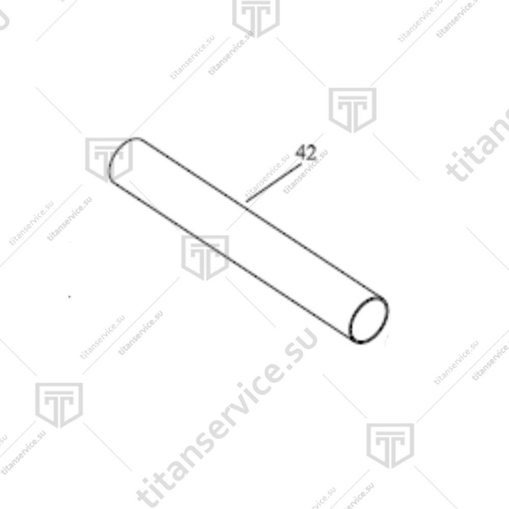 Трубка 35X1.5 L300мм для миксера ручного Fama Mixer 300/400 VV F2787 - фото №1