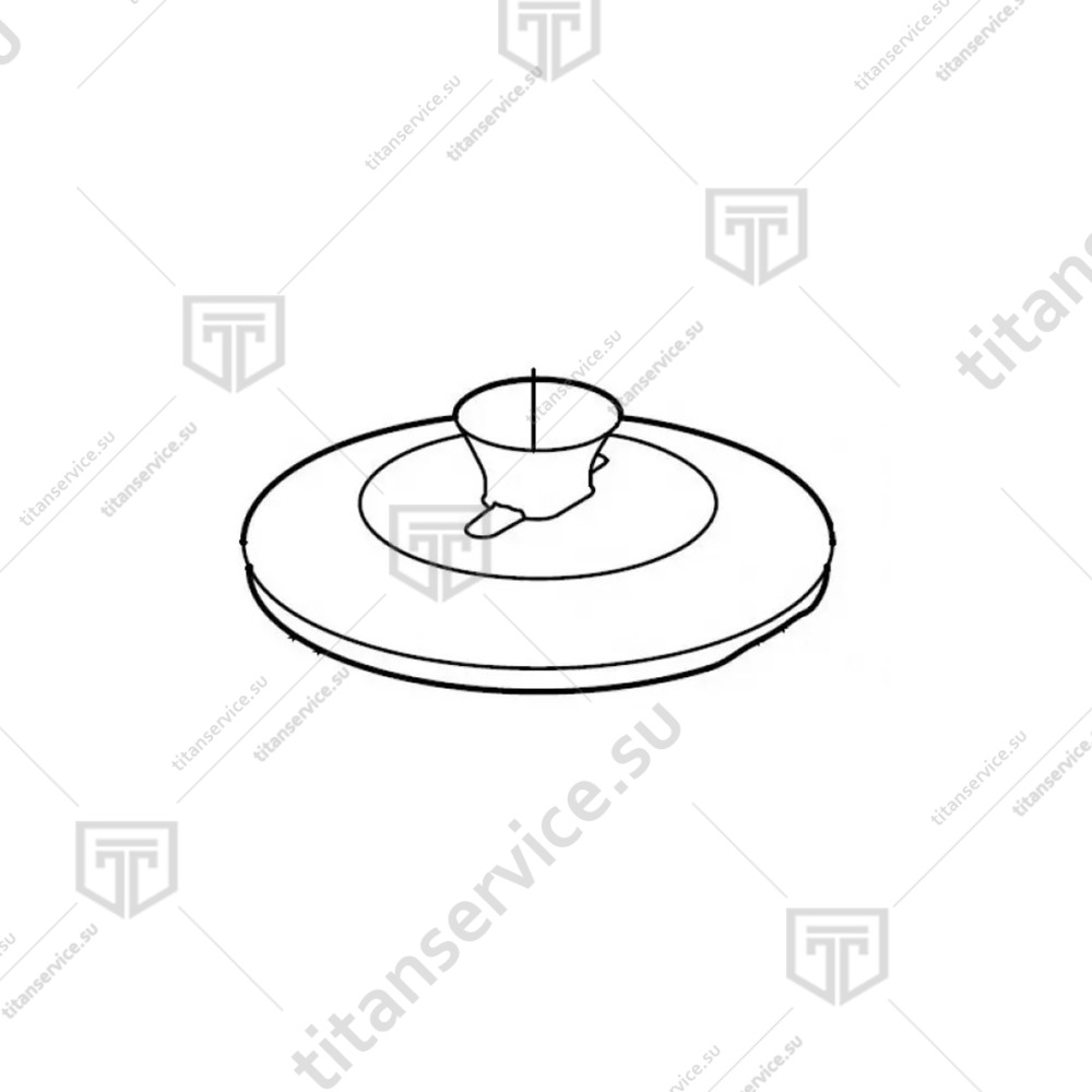 Крышка в сборе для куттера Robot Coupe R23 G3R 59472 - фото №1