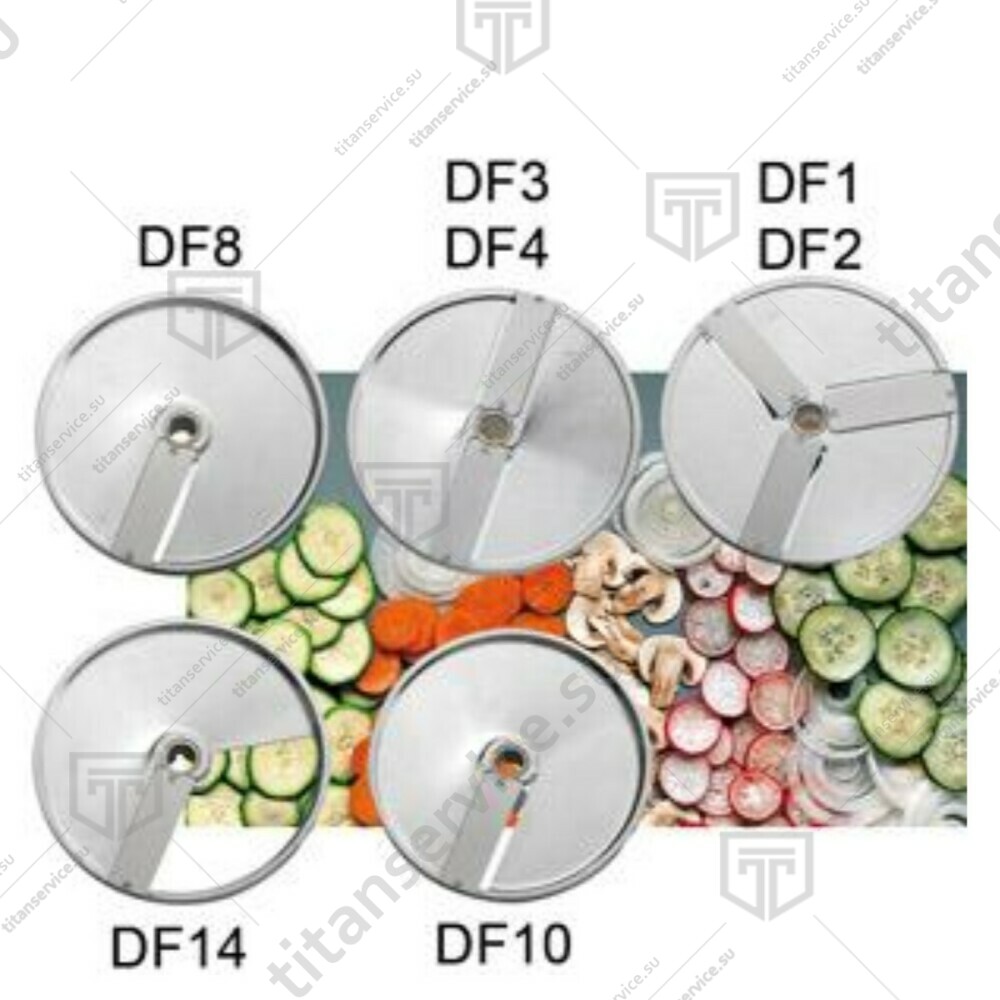 Диск нарезной для овощерезки SIRMAN DF1 1ММ - фото №2