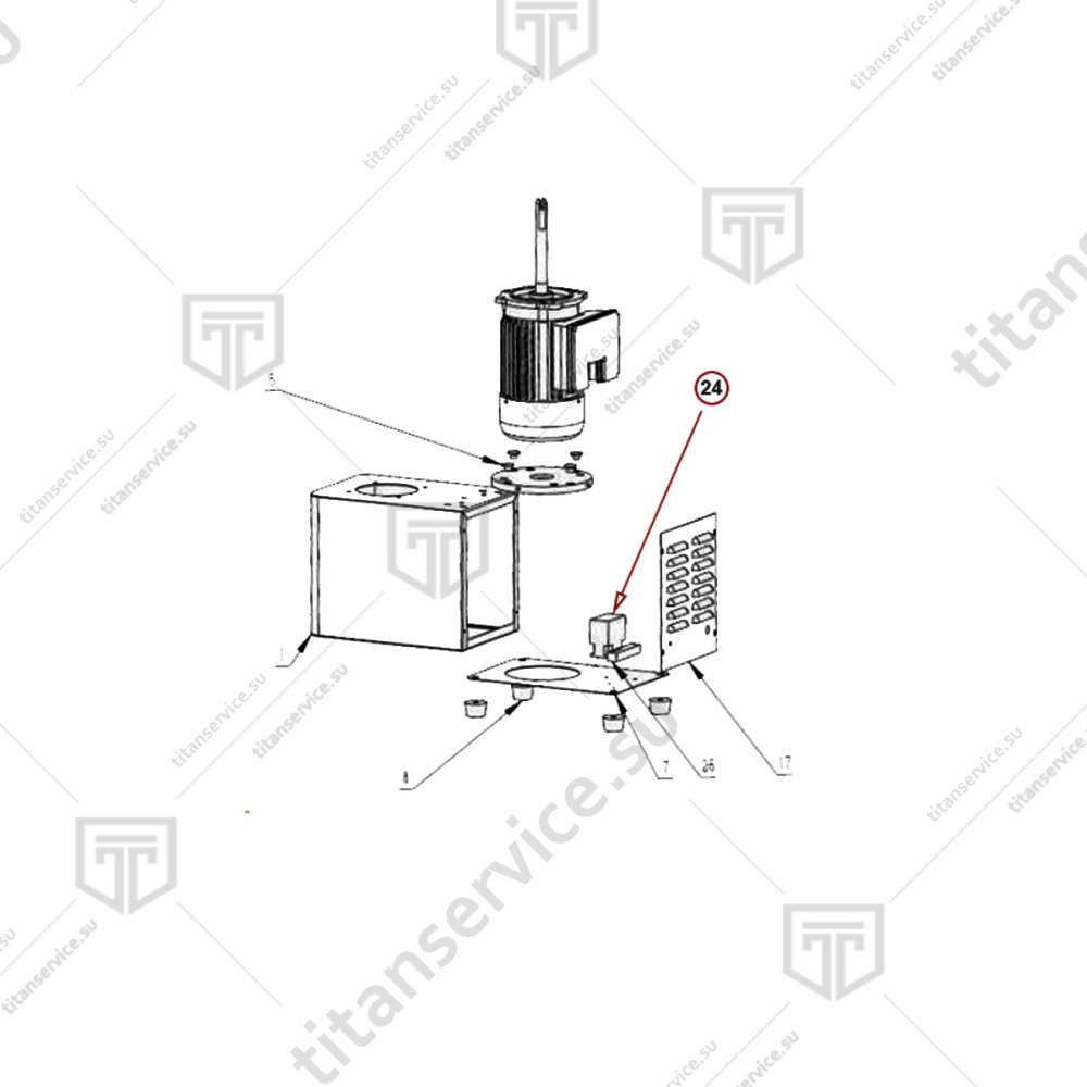 Контактор для куттера Hurakan HKN-CL8M - фото №1