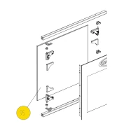 Стекло внутреннее для пароконвектомата Unox XVC 204 KVT1090A