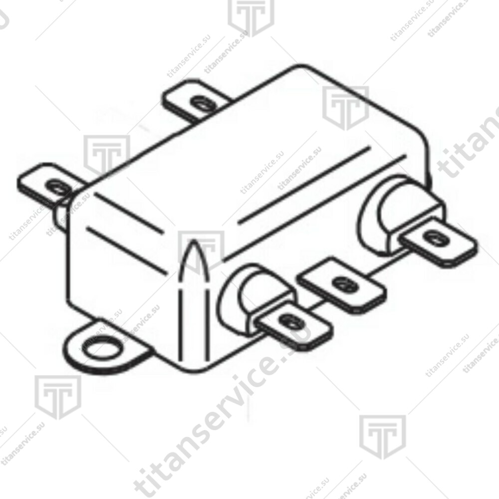 Разъем питания для миксера молочных коктейлей SIRMAN SIRIO 03SS4 2012 IB5970801 - фото №1