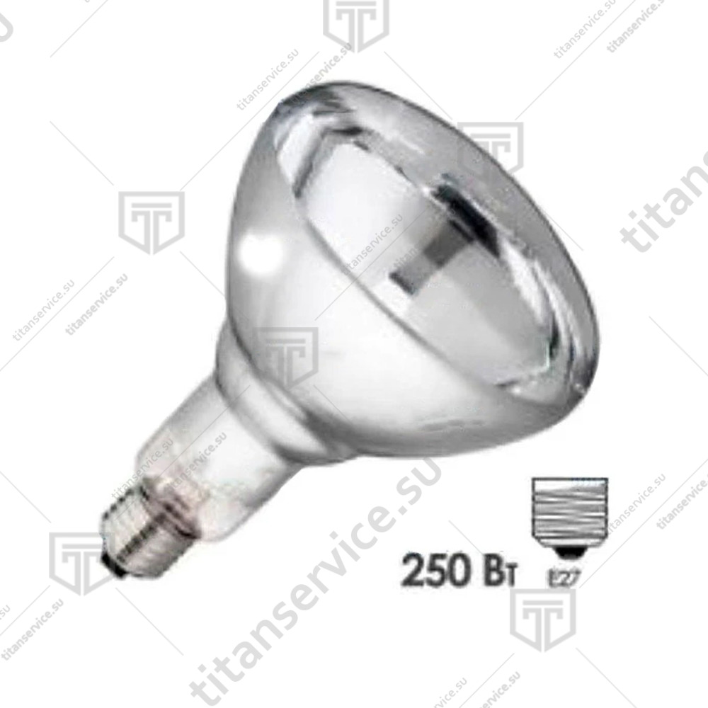 Лампочка для лампы инфракрасной 0.25кВт Hurakan HKN-DL - фото №1