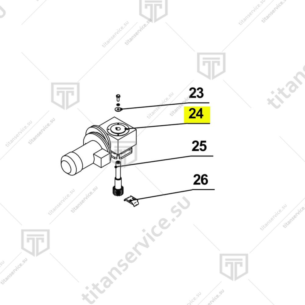 Мотор-редуктор PP45FC06C0PB6-2ATUV для льдогенератора ЛГ-620Ч-01/2 - фото №1