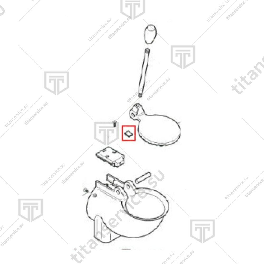 Магнит для крышки измельчителя льда Sirman Triton IB5823452 - фото №1
