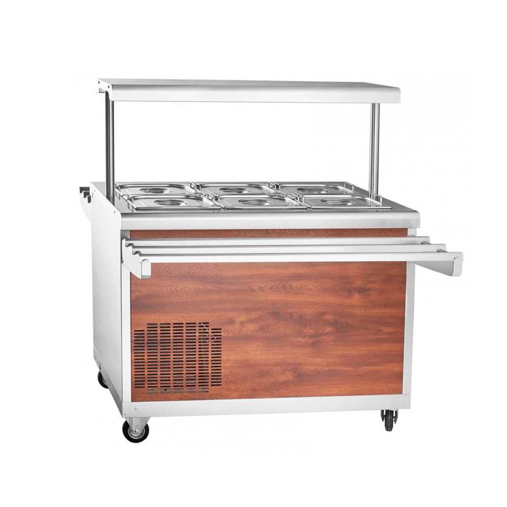 Прилавок холодильный Abat ПВВ(Н)-70ПМ-НШ передвижной