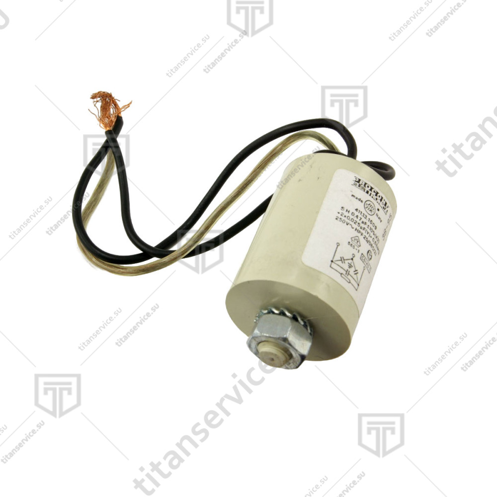 Фильтр подавления помех 0,47мкФ для посудомоечной машины Dihr 15149 - фото №1