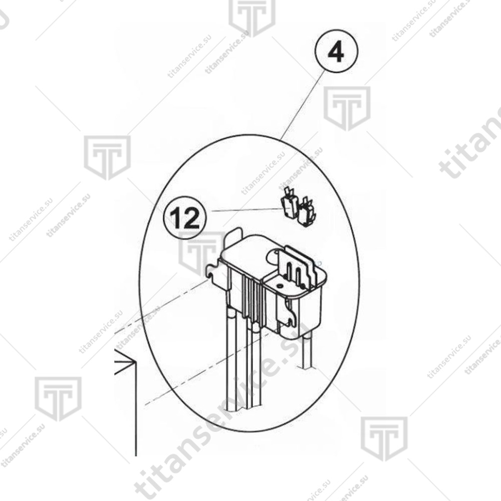 Гидробак для льдогенератора Apach Cook Line AGB9519B - фото №1