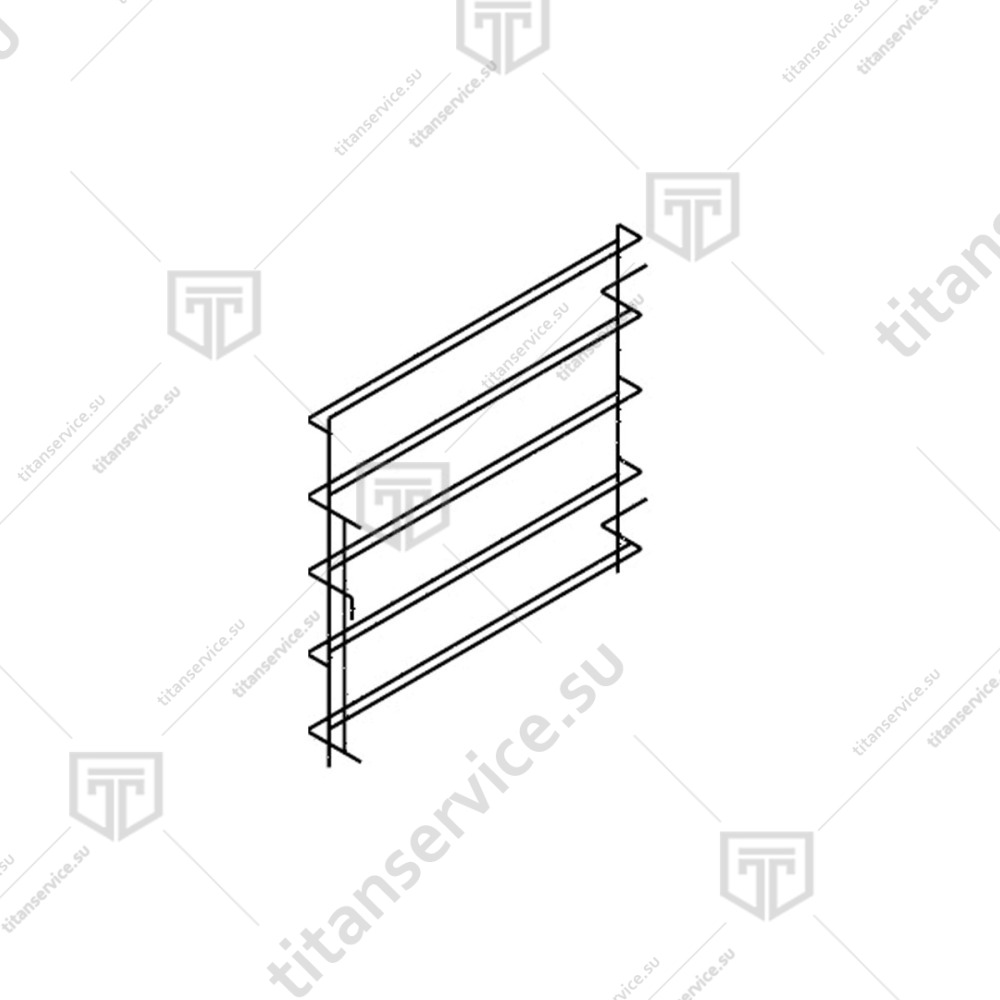 Направляющая левая для печи конвекционной Unox XV 401/500 GR023 - фото №1