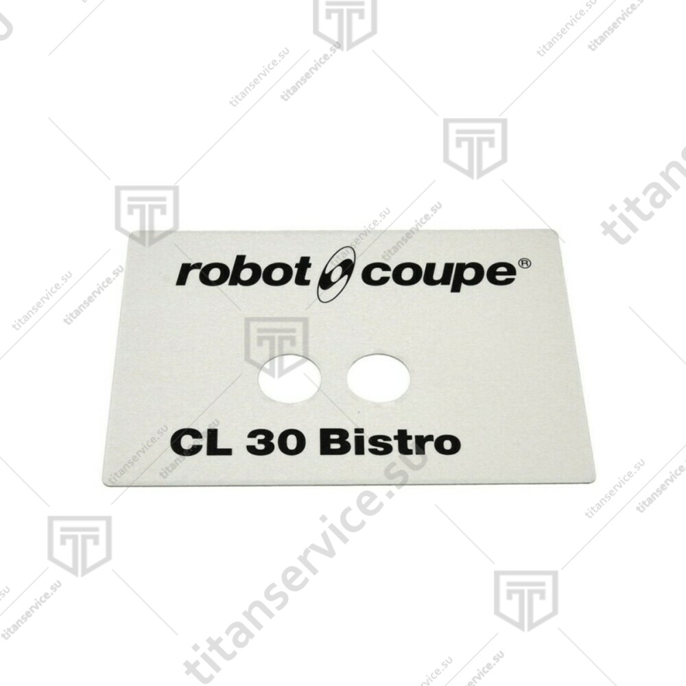 Накладка на панель управления овощерезки Robot Coupe CL30 401501 - фото №1