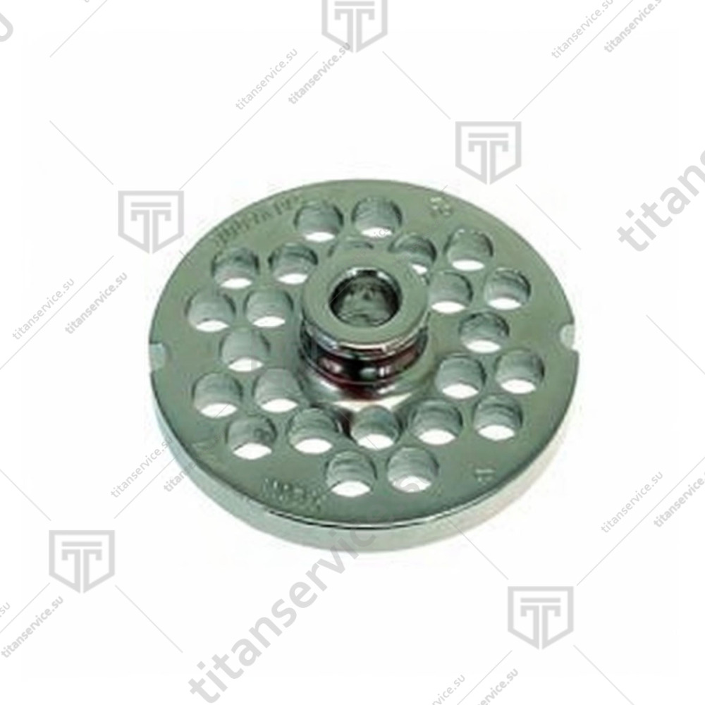 Решетка самозатачивающаяся со ступицей для мясорубки 8мм Fama TS 12 FTS 107E F3137 оригинал - фото №1